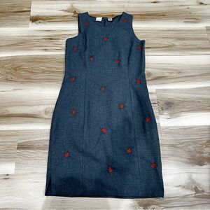 Daisy L Wool Embroidered Ladybug Dress Women’s 4